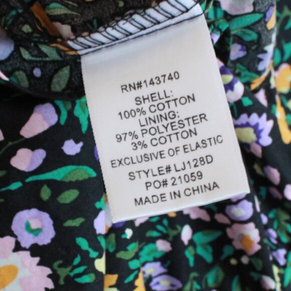 Tuckernuck Floral Midi Dress - Black and Multicolor - Picture 6 of 11